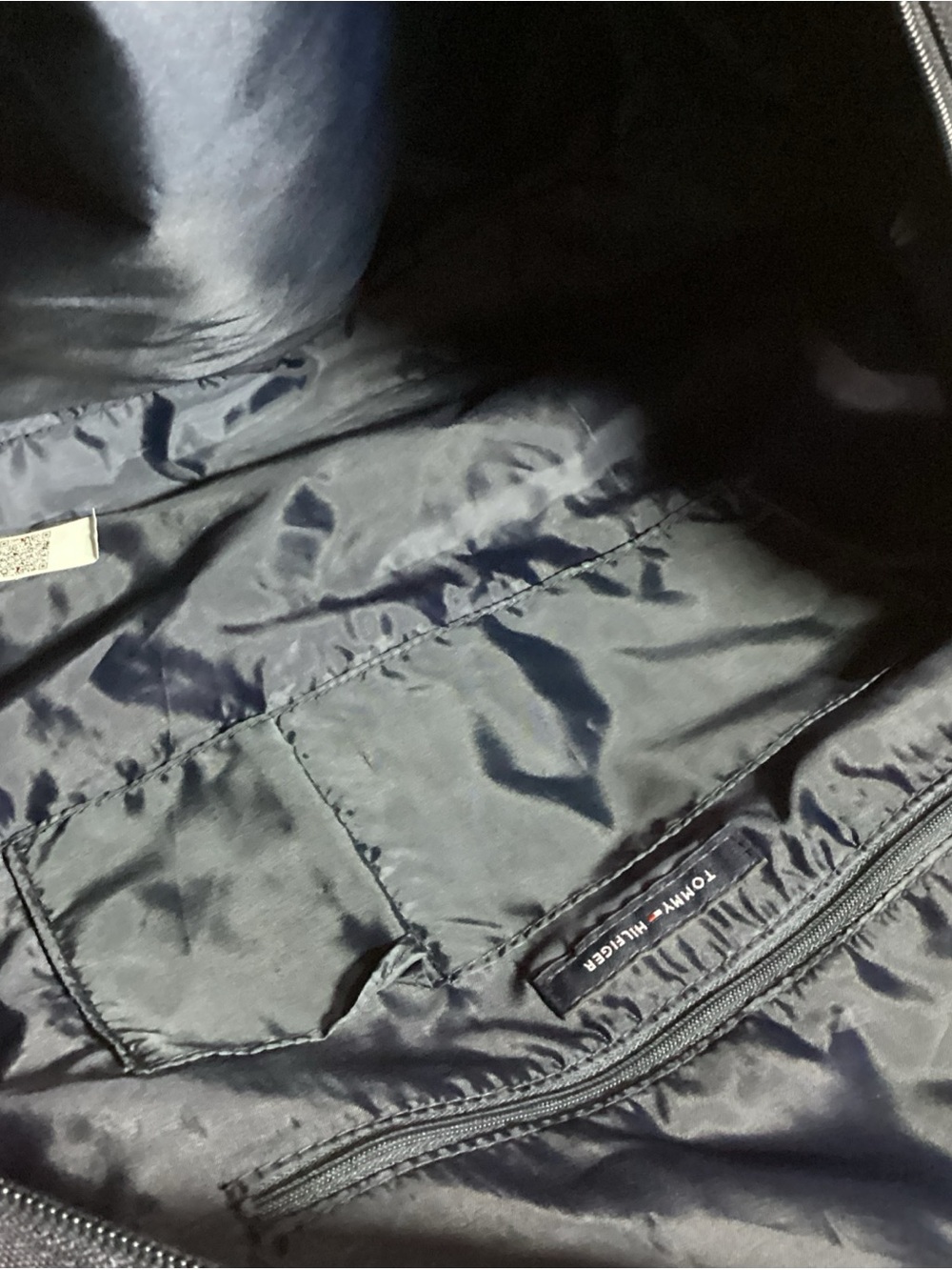 Tommy Hilfiger Navy Blue Nylon Unisex Duffle Bag NEW Travel Weekender - Picture 7 of 8